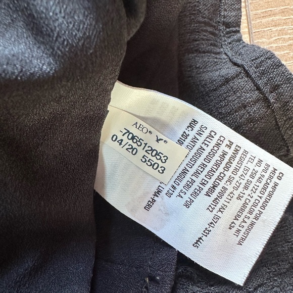 American Eagle Smocked Halter Plaid Mini Dress - Picture 11 of 14